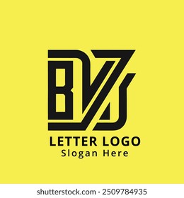 Vetor de design de logotipo da Letra BY