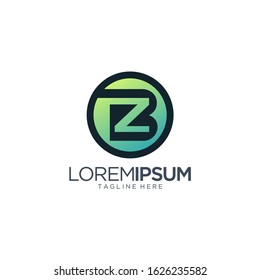 Letter BZ Logo Vector Template