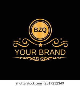 Letter BZQ Creative Logo Design Template with Modern Letter Design