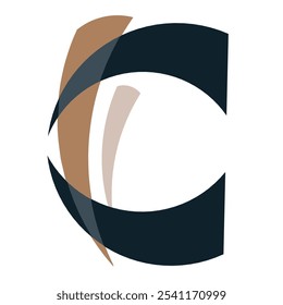 Letter C, Aesthetic modern font