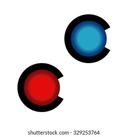 letter c around the ball