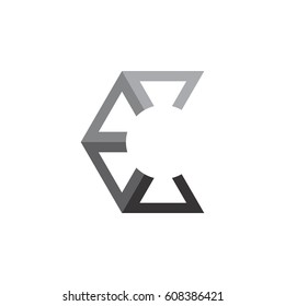 letter c with arrow logo