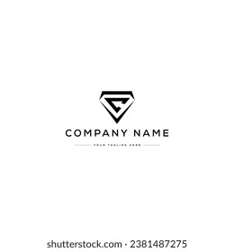 Letter C Arrow Logo Design. Black and White Logo. Usable for Business Logos. Flat Vector Logo Design Template