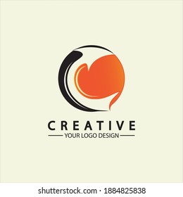 Letter C arrow logo icon vector illustration  design template
