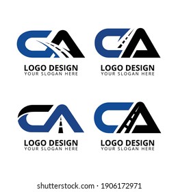 Letter C A Automotive Logo Design