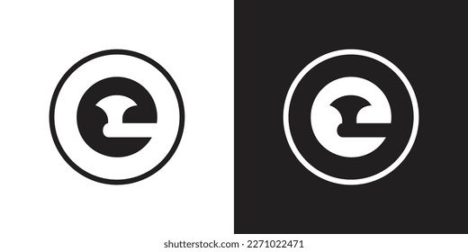 Letter C axe logo icon design, vector illustration