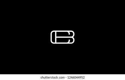 LETTER C AND B LOGO FOR LOGO DESIGN OR ILLUSTRATION USE