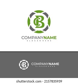 Letter C B Logo Design Vector Stock Vector (Royalty Free) 2157835939 ...