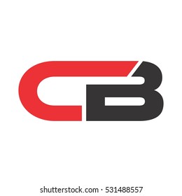 letter c and b logo design