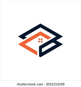 Vector de inicio con logotipo C B