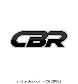 letter C and B and R. vector logo.