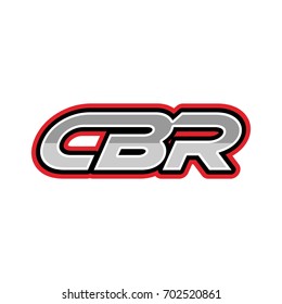 letter C and B and R. vector logo.
