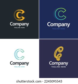 Letter C Big Logo Pack Design Creative Modern logos design for your business