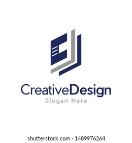 Letter C Book Cover Creative Business Logo 