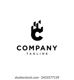 Letter C Building logo icon vector template.eps