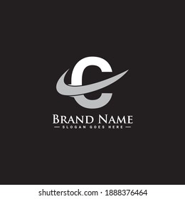 Letter C Business Logo - Initial Letter C Logo Template