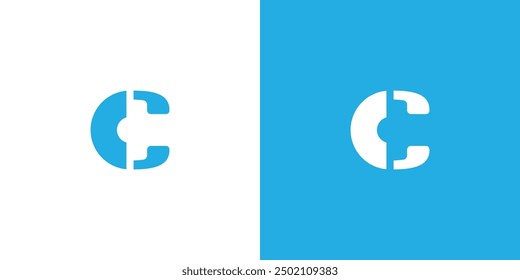 Letter C Call Logo Design