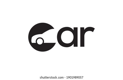 letter c for car modern logo symbol icon vector graphic design 