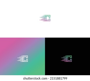 Letter C, CC Logo Design vector Template