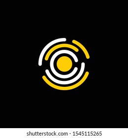 Letter C Central Creative Abstract Technology Logo