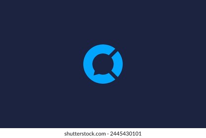letter c with chat logo icon design vector design template inspiration