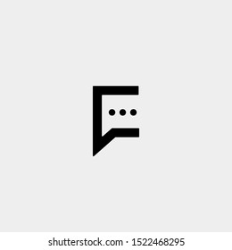 Letter C Chat Talk Logo Template Vector Design