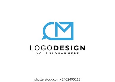 Letter C Chat Talk Logo Template Vector Design