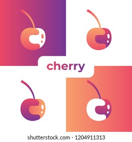 Letter C Cherry Set Icon