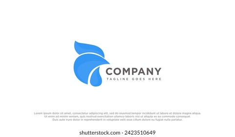 Letter C chicken logo design.
