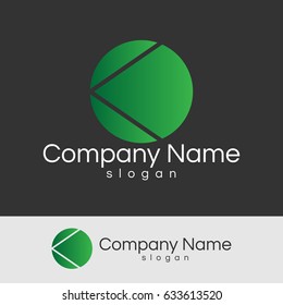 Letter C circle Logo Design template