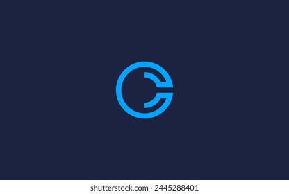 letter c with circle logo icon design vector design template inspiration