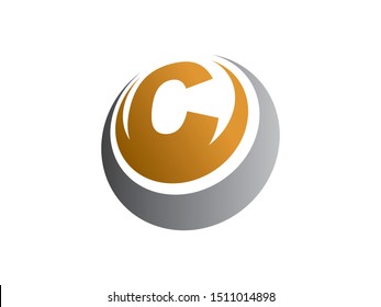 Letter C Circle logo or symbol template design
