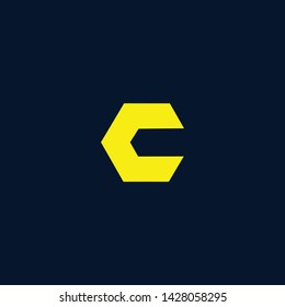 Letter C Clean and Minimal Initial Based Logo Design