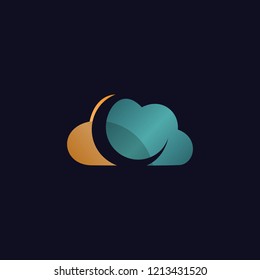 Letter C Cloud Creative Abstract Business Modern Logo