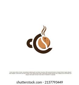 Letter C Coffee Logo Design