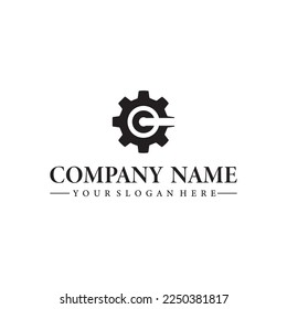 Diseño del logotipo del equipo combinado de letras c