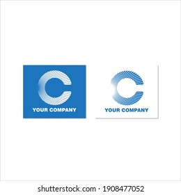 Letter C or C company Logo
