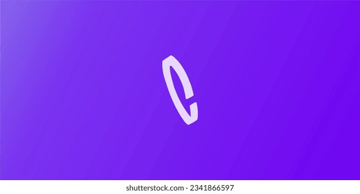 Letter C concept, typography logo concept, monogram logo and initials letter logo, modern and simple