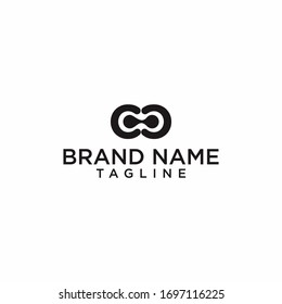 Letter C connect logo design