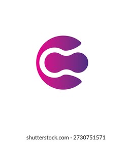 Logotipo da tecnologia Letter C Connect