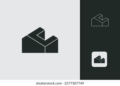 letter c construction logo design vector template