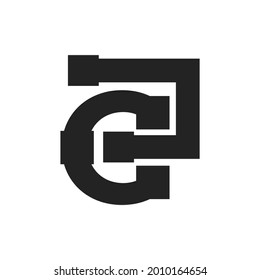 Letter C Construction Service Architecture Logo Stock Vector (Royalty ...