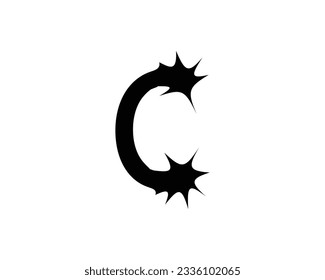letter C creative design element