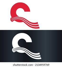 Letter C Creative Unique Modern Vector Logo Design