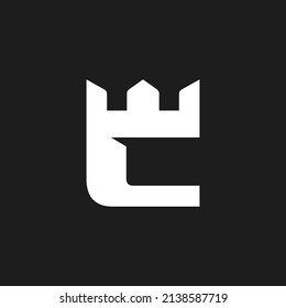 Letter C Crown Logo Design