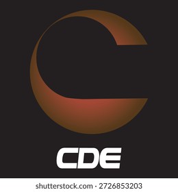 ICONOS DEL DISEÑO DEL LOGOTIPO DE LA LETRA C CRYPTO. Plantilla de diseño de Vector del logotipo de la letra c inicial del color degradado