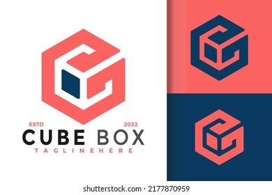 Letter C Cube Box Logo Design, Brand Identity logos vector, modern logo, Logo Designs Vector Illustration Template