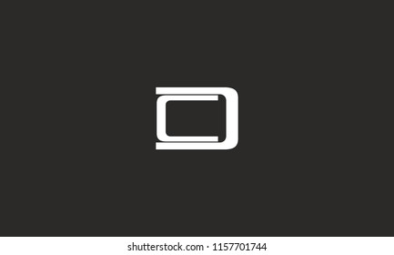 letter c and d logo for illustration use