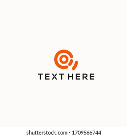 letter c design logo template