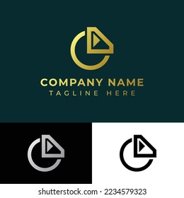 Letter C Diamond Ring Logo oder Letter C Schmuck Logo, geeignet für jedes Geschäft mit Diamond mit C Initialen.